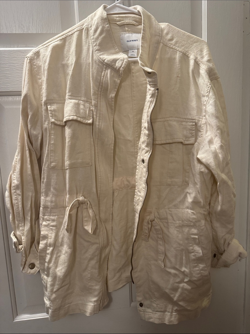 Old Navy Cream Utility Field Jacket